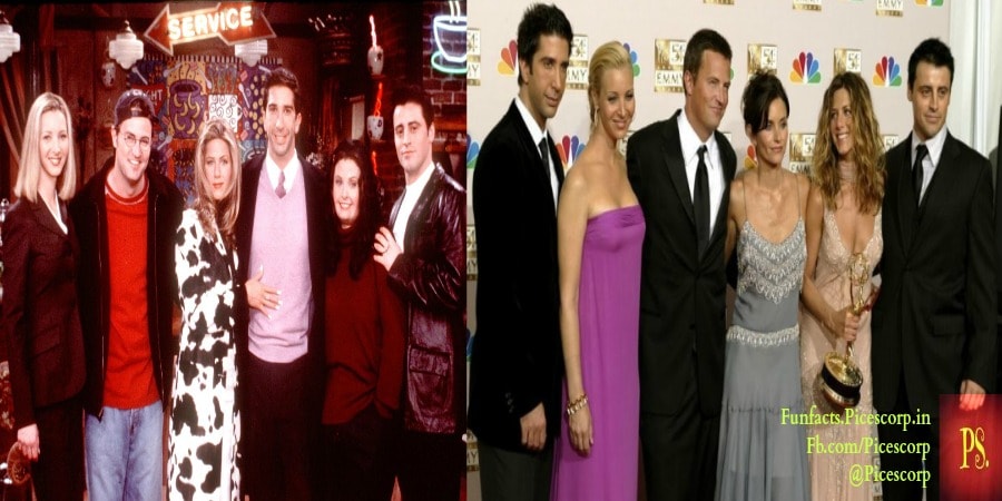 Friends Actor then and now
