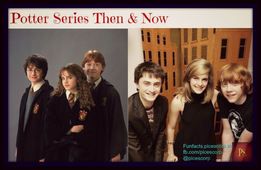 Cast of Harry potter then and now