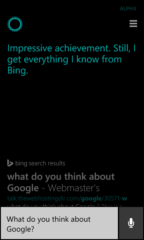 cortana picescorp